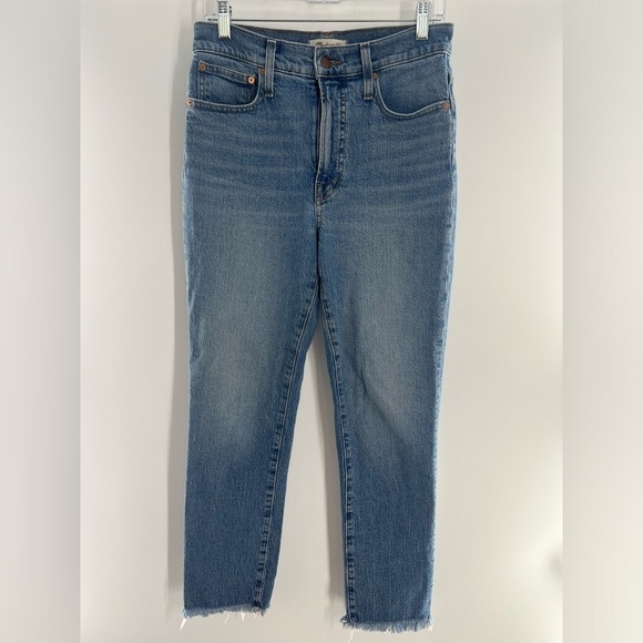 MADEWELL THE PERFECT VINTAGE JEANS IN ASHWORTH WASH 27” - Picture 6 of 8